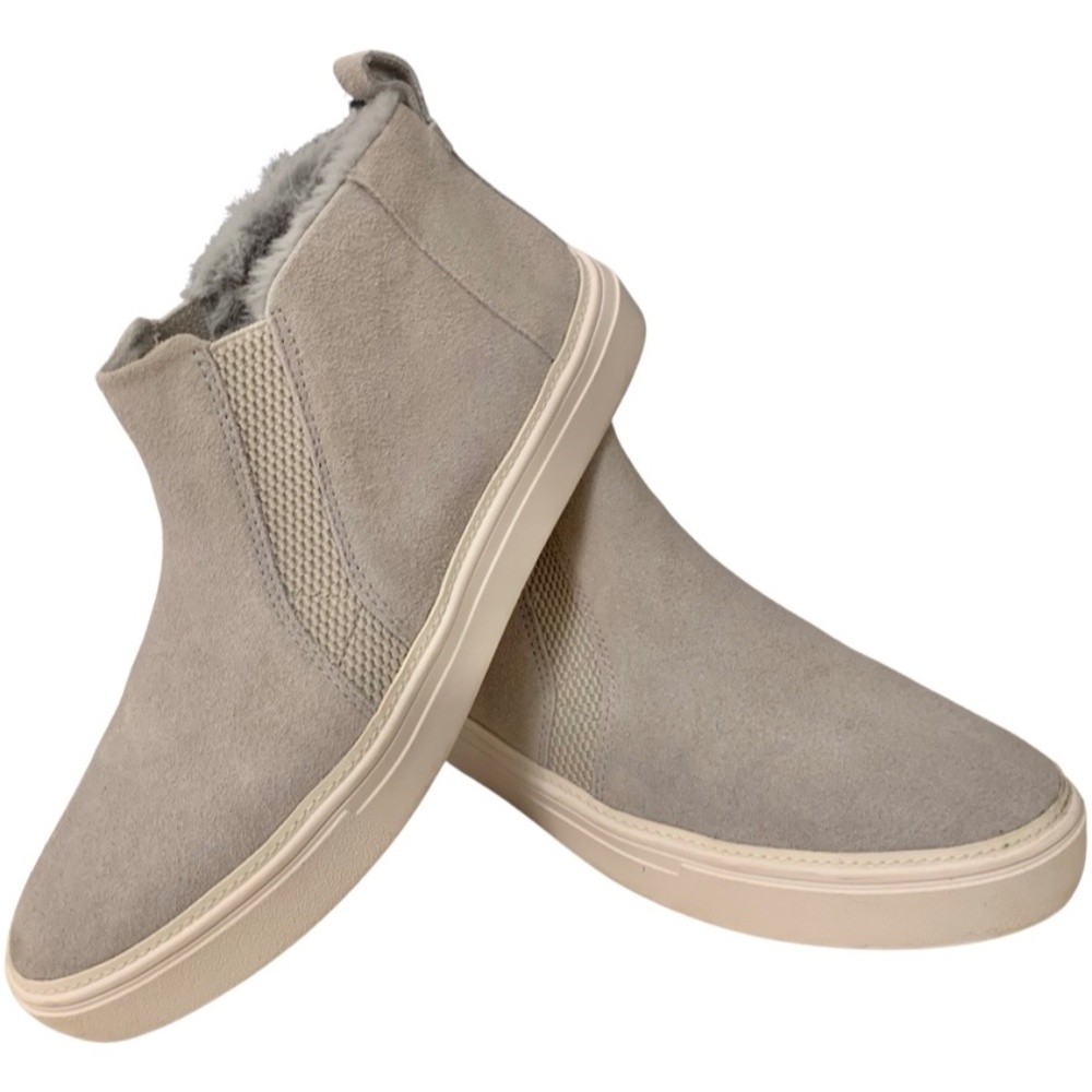 Toms Bryce Grey Suede Slip On Sneaker Shoe Women's Size 10